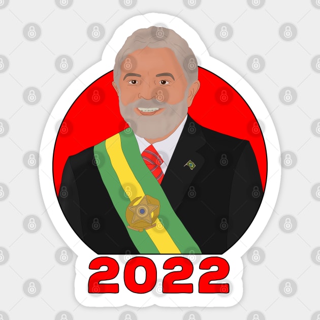 Lula 2022 Brazil Presidential Election Sticker by DiegoCarvalho